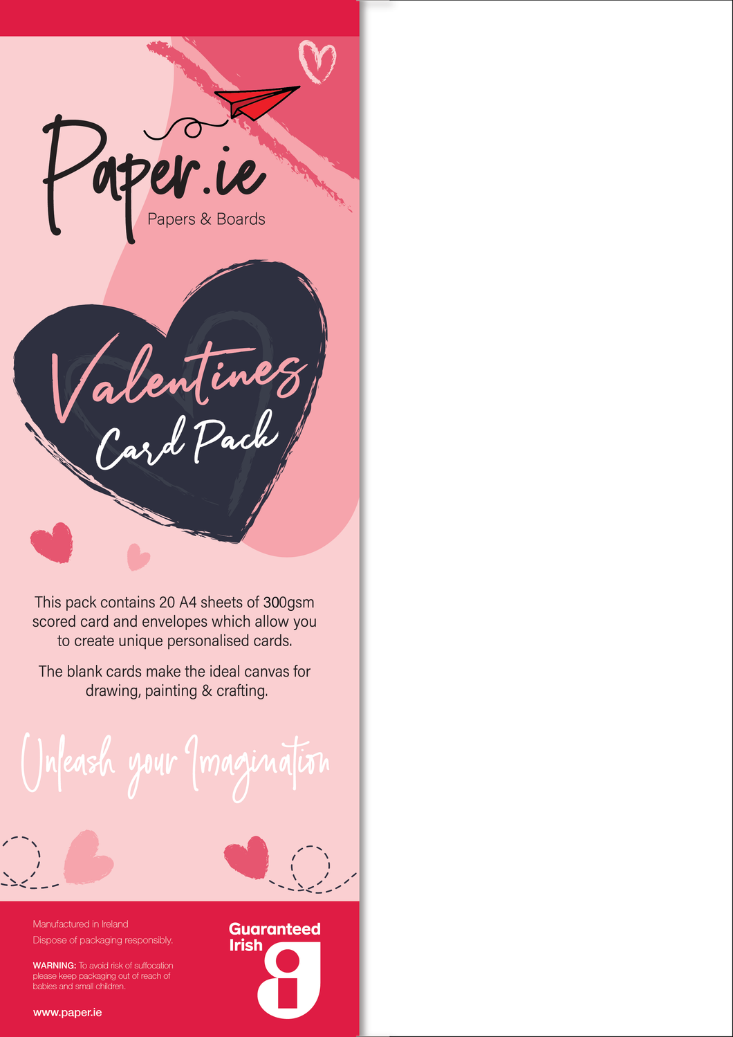 Valentine's Card Pack with Envelopes