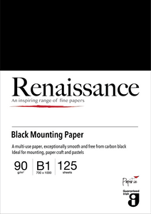 Black Mounting Paper