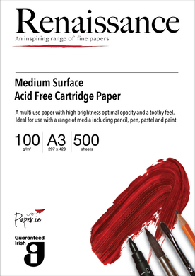 White Acid Free Drawing Cartridge Paper